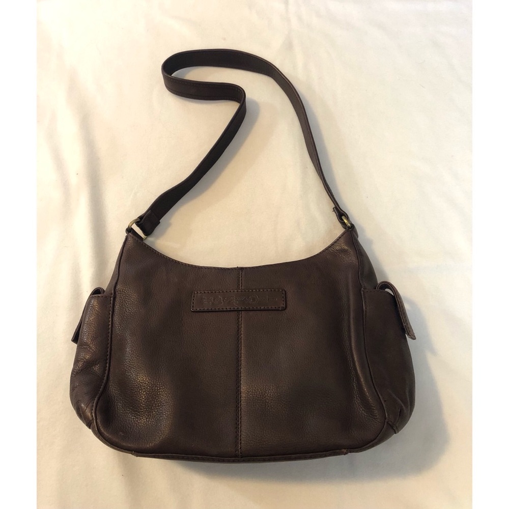 Vintage Leather Fossil Shoulder Bag - Picture 4 of 7